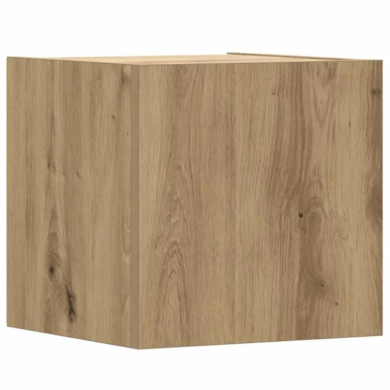 8 dalių sieninis televizoriaus spintelės komplektas Artisan Oak