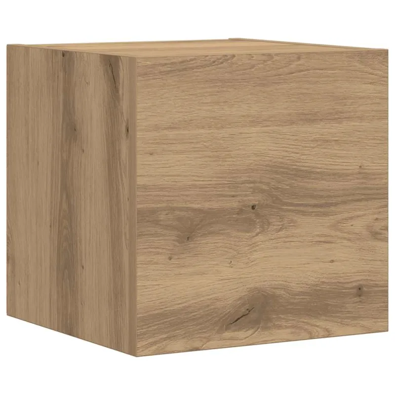 7 dalių sieninis televizoriaus spintelės komplektas Artisan Oak