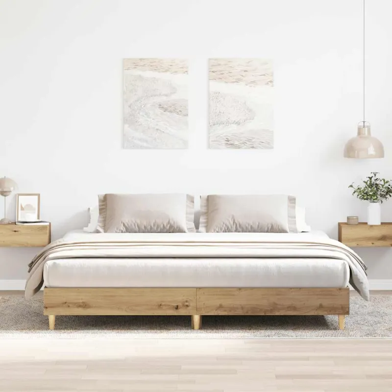 Lovos rėmas be čiužinio, artisano ąžuolo, 180x200 cm