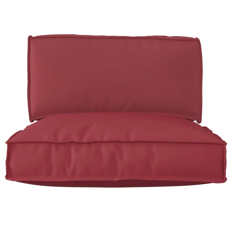 Pallet pagalvių rinkinys 2 pcs Antracitas Oksfordo audinys