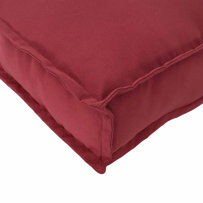 Pallet pagalvių rinkinys 2 pcs Vyno raudona Oksfordo audinys