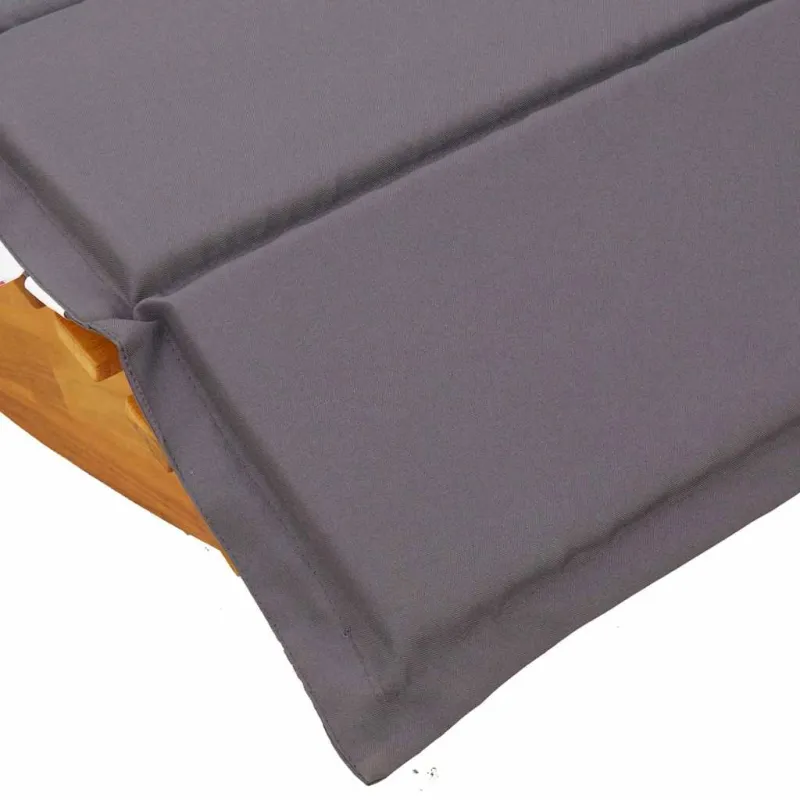 Saulės gultas su pagalve 2 pcs Ruda Kietos akacijos mediena