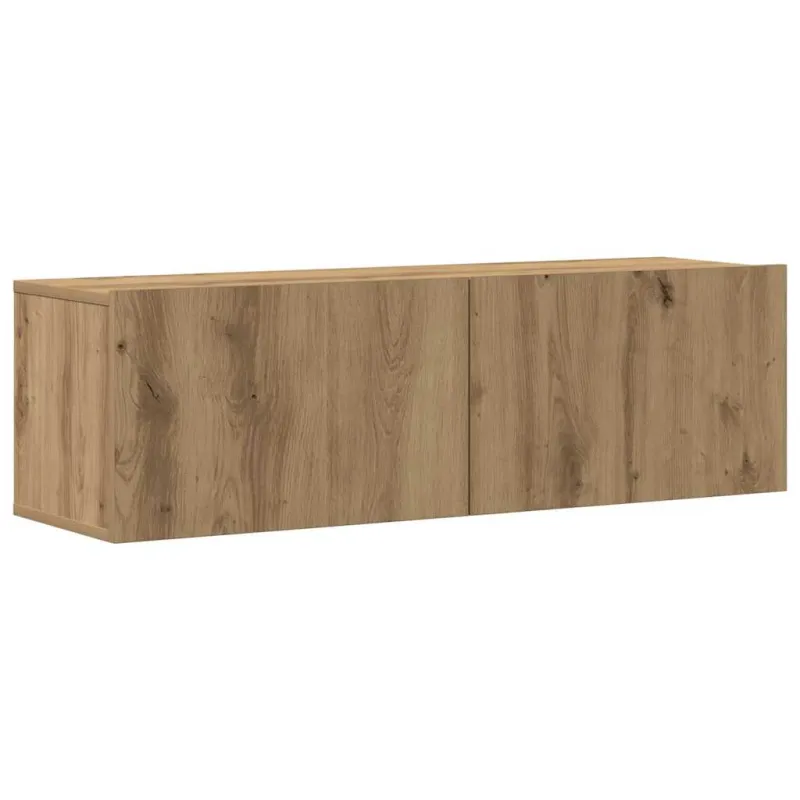 7 dalių sieninis televizoriaus spintelės komplektas Artisan Oak