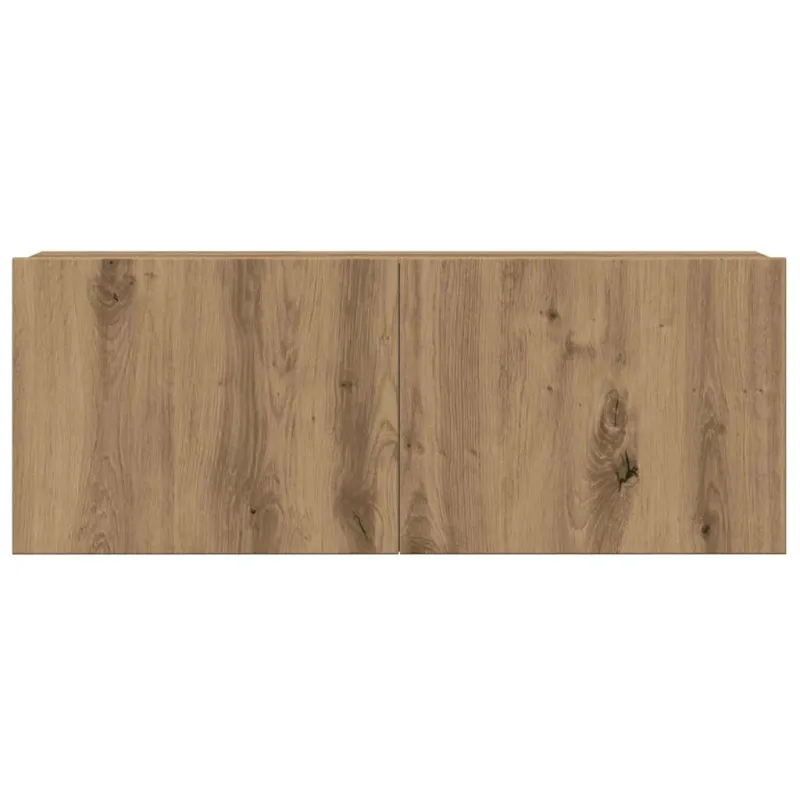6 dalių sieninis televizoriaus spintelės komplektas Artisan Oak