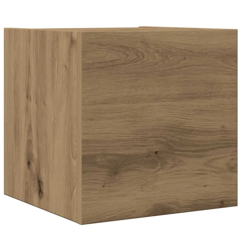4 dalių sieninis televizoriaus spintelės komplektas Artisan Oak
