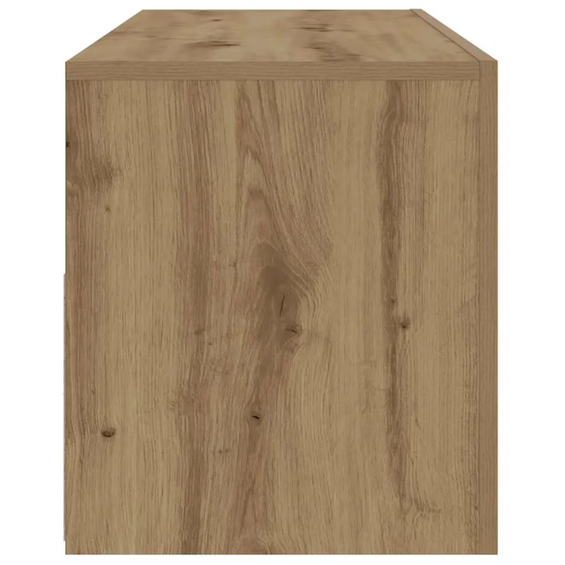 Spintelės prie lovos 2 vnt su šviesos diodais Artisan Oak
