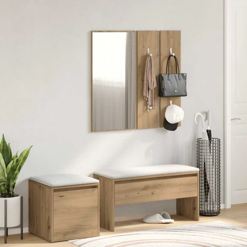 prieškambario baldų komplektas Artisan Oak Engineered Wood