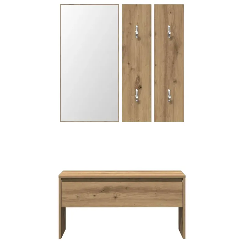 prieškambario baldų komplektas Artisan Oak Engineered Wood
