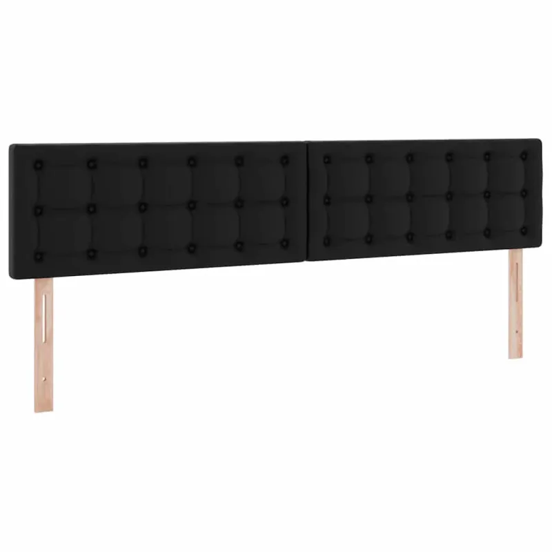 Lova su daiktų laikymo vieta ir čiužiniu Juoda 200 x 200 cm