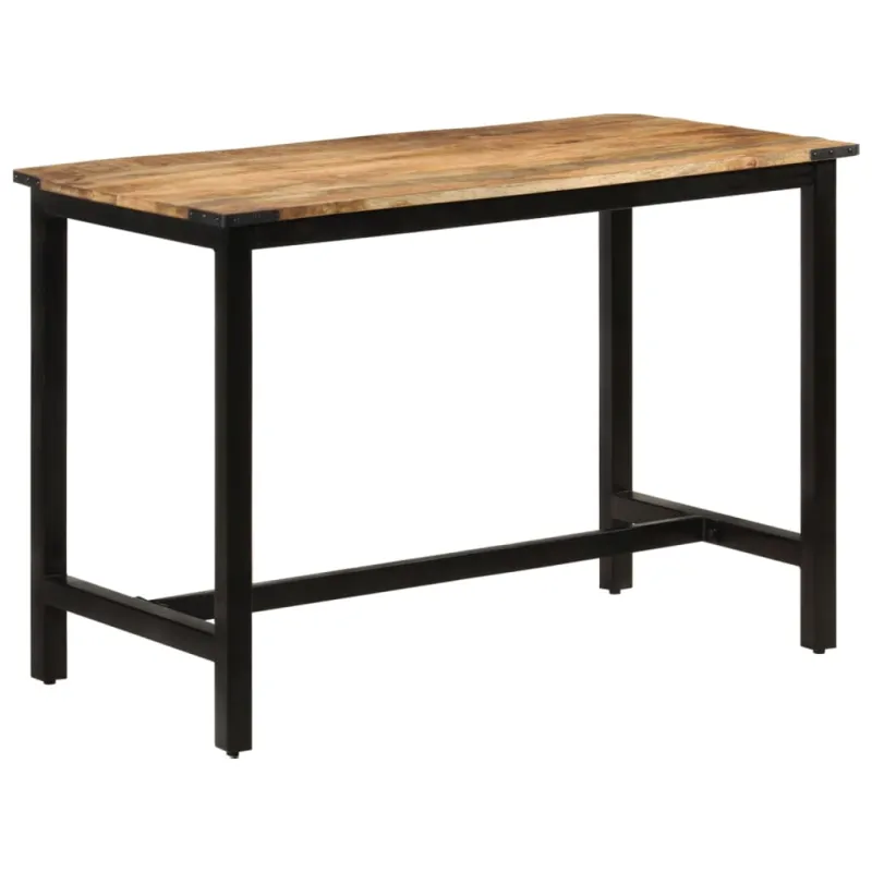 Valgomojo stalas, 110x60x76 cm, mango medienos masyvas