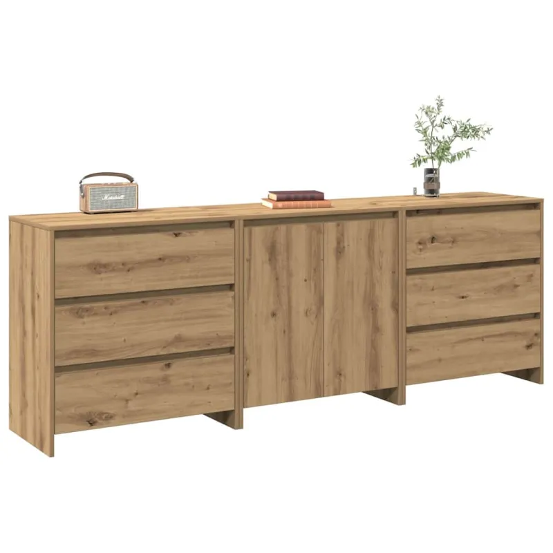 3 dalių indauja Artisan Oak Engineered Wood