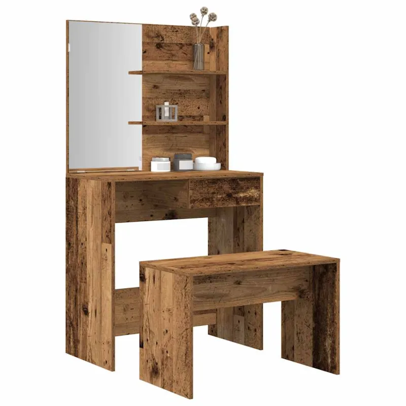 tualetinio staliuko komplektas Old Wood Engineered Wood