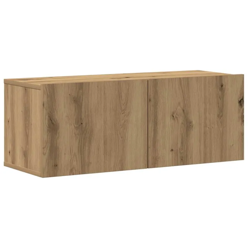 5 dalių sieninis televizoriaus spintelės komplektas Artisan Oak