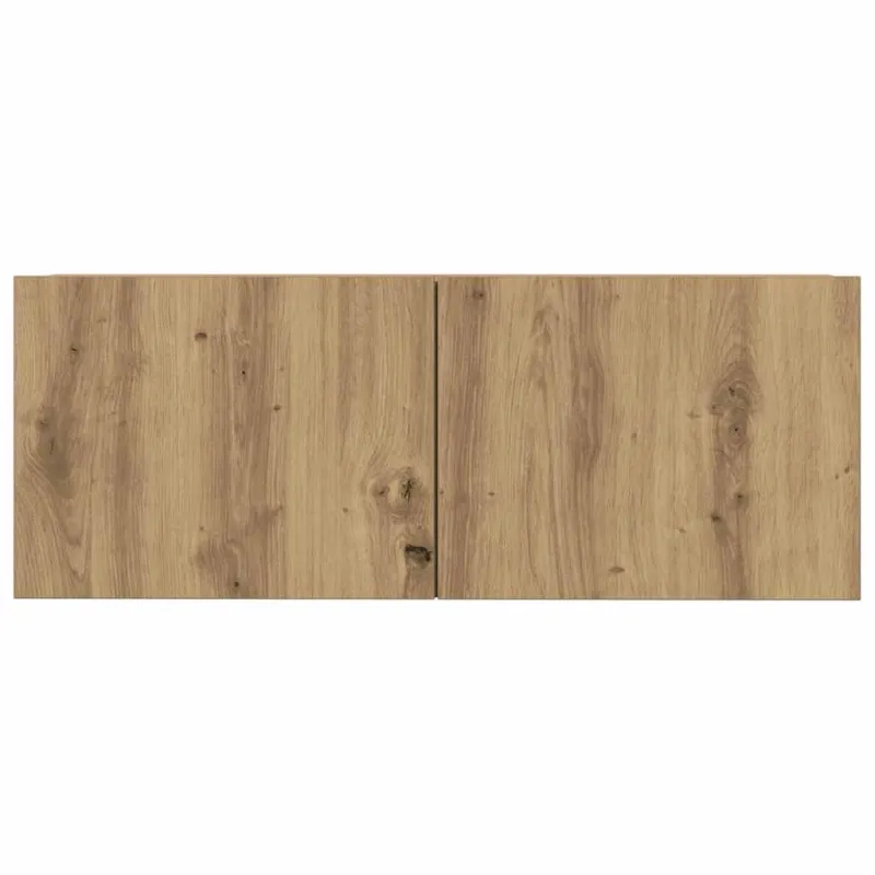 5 dalių sieninis televizoriaus spintelės komplektas Artisan Oak