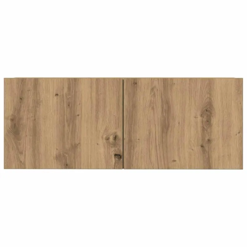3 dalių sieninis televizoriaus spintelės komplektas Artisan Oak