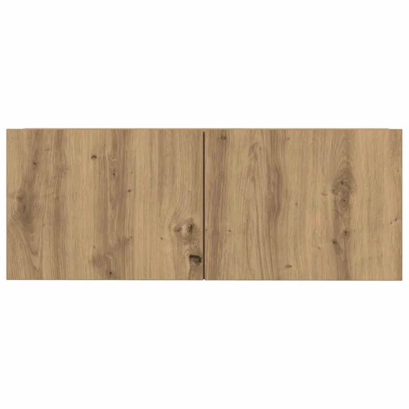 7 dalių sieninis televizoriaus spintelės komplektas Artisan Oak