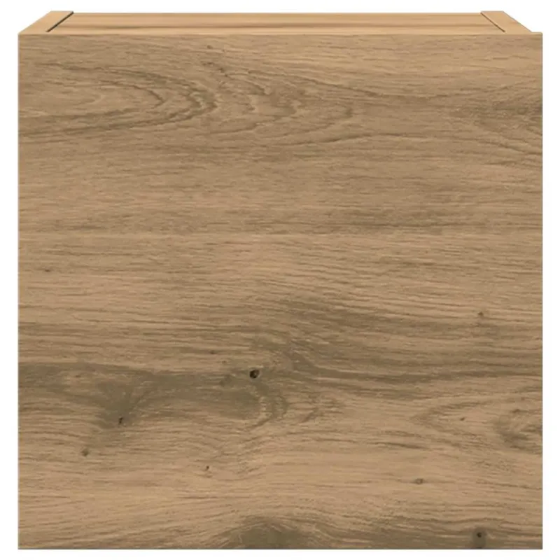 7 dalių sieninis televizoriaus spintelės komplektas Artisan Oak