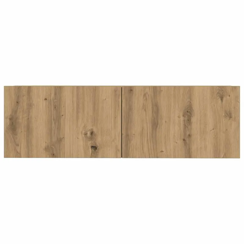 7 dalių sieninis televizoriaus spintelės komplektas Artisan Oak