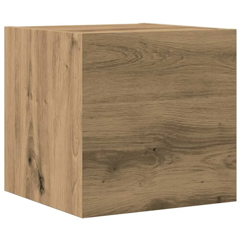 4 dalių sieninis televizoriaus spintelės komplektas Artisan Oak