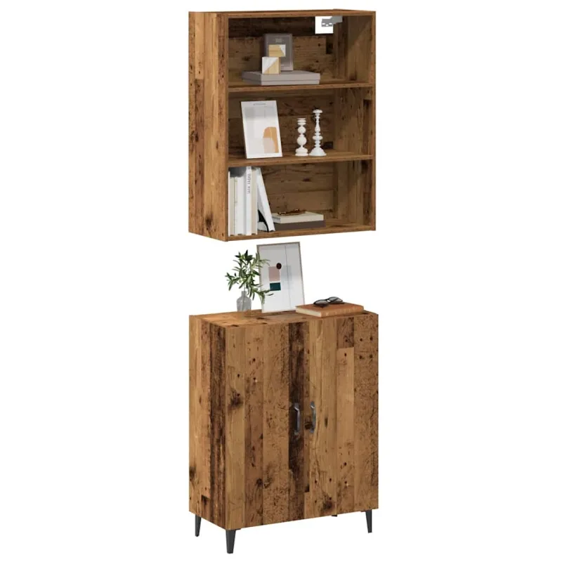 indauja su sienine spintele Old Wood Engineered Wood