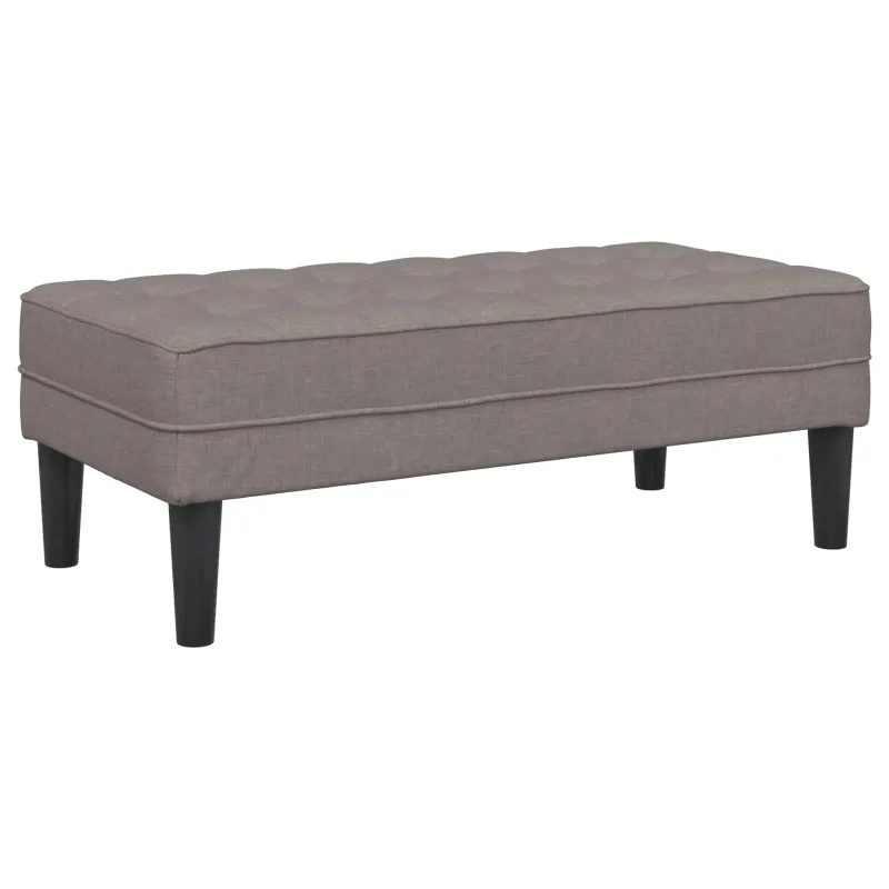 Sofos komplektas su pagalve 2 pcs Taupe Poliesteris