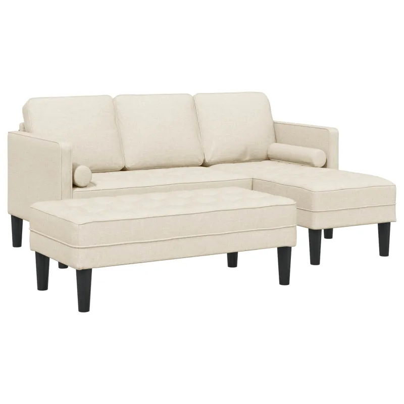 Sofos komplektas su pagalve 2 pcs Linas Poliesteris