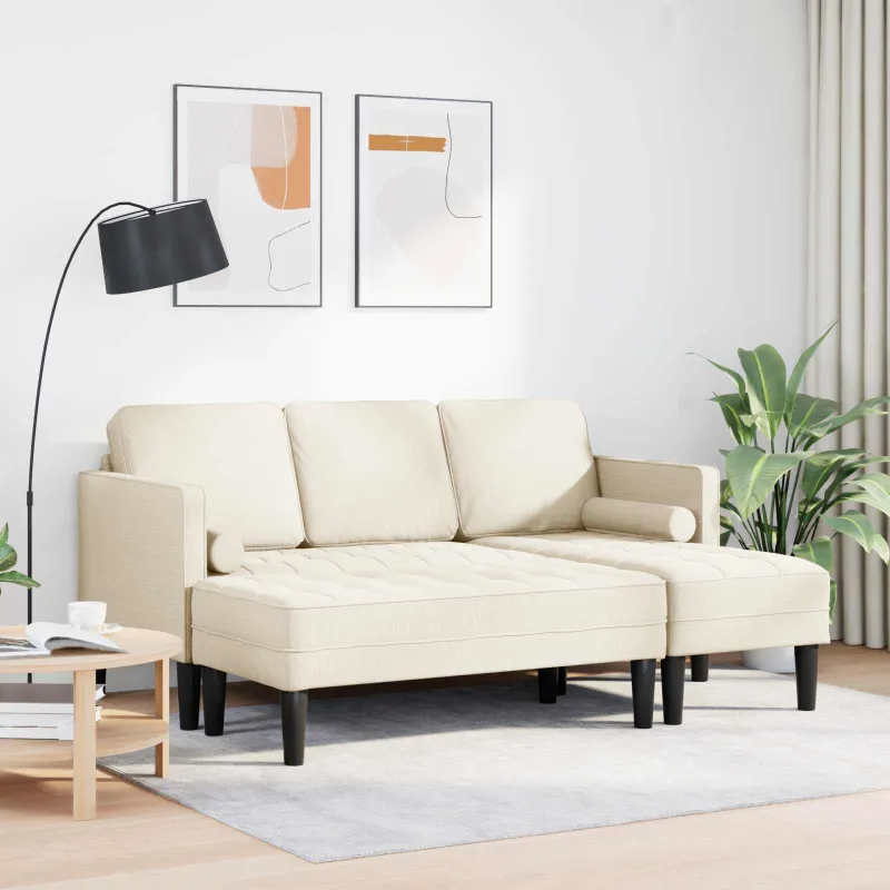 Sofos komplektas su pagalve 2 pcs Linas Poliesteris