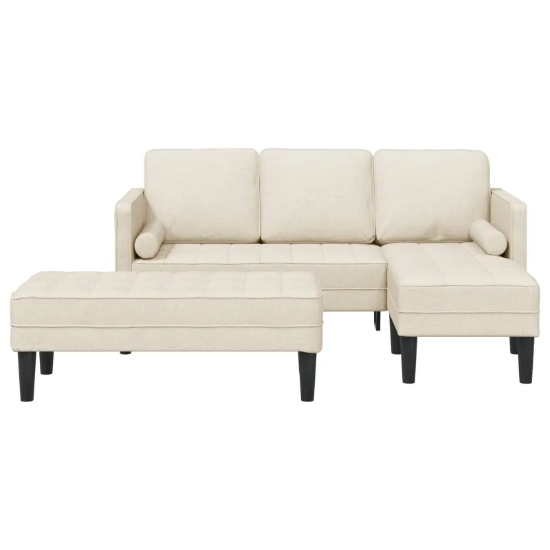 Sofos komplektas su pagalve 2 pcs Linas Poliesteris