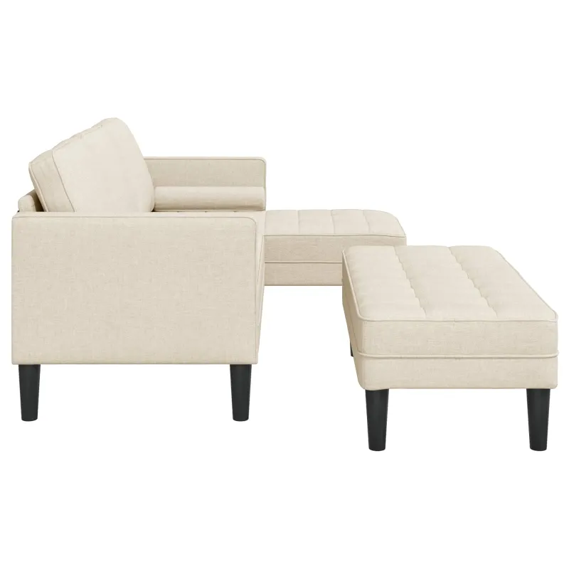 Sofos komplektas su pagalve 2 pcs Linas Poliesteris