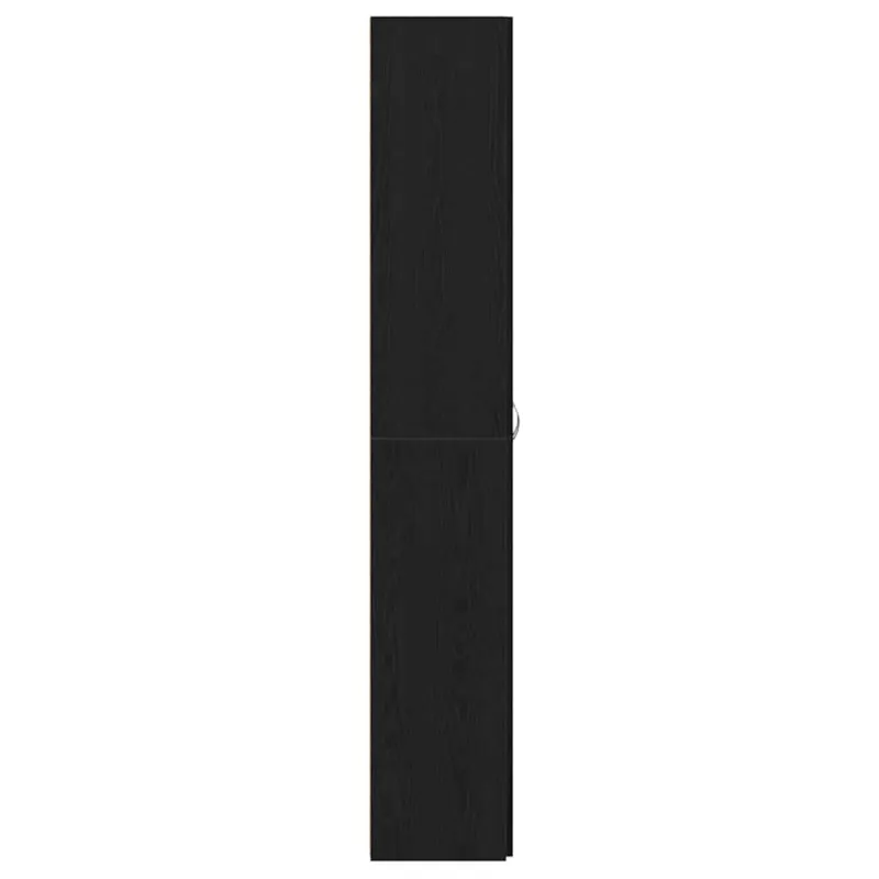 Ofiso spinta Juodas ąžuolas 60 x 32 x 190 cm Apdirbta mediena
