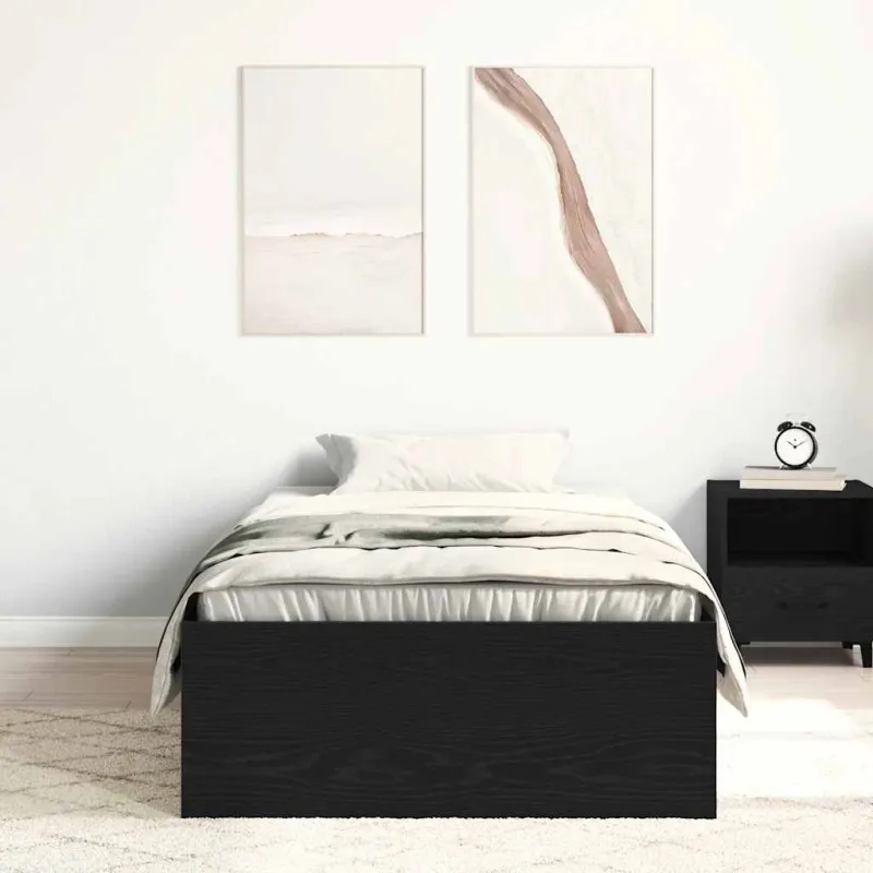 Lovos rėmas be čiužinio, 100x200 cm, apdirbta mediena