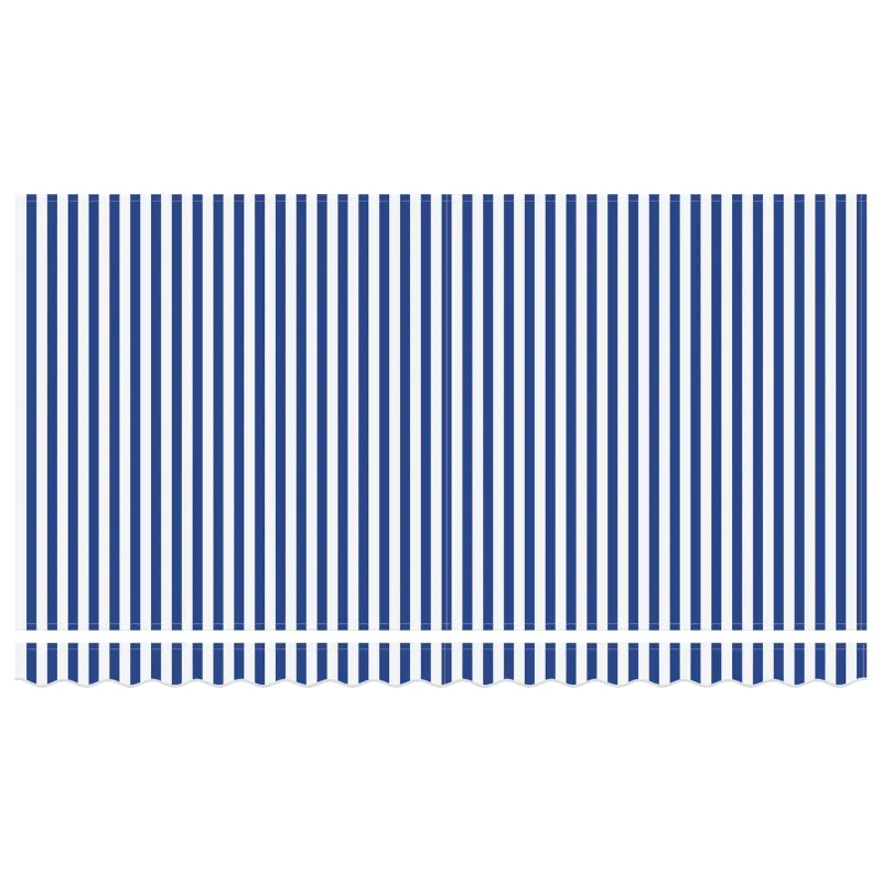 Ištraukiama markizė Mėlyna ir balta 350 x 200 cm