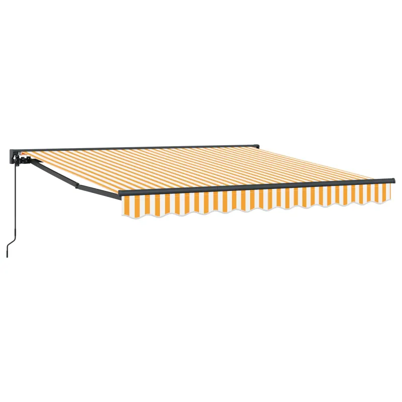 Markizės rėmas Geltona ir balta 300 x 250 cm