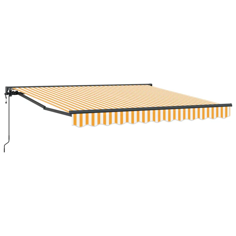 Markizės rėmas Geltona ir balta 300 x 250 cm