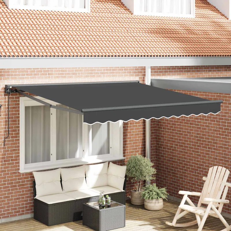 Markizės rėmas Antracitas 300 x 250 cm Poliesteris su PU danga