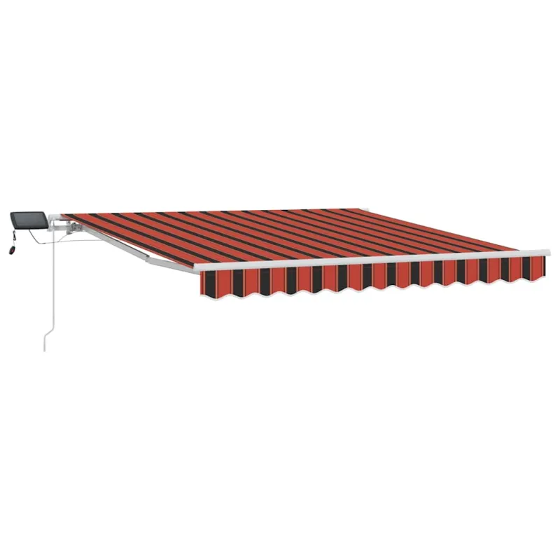 Ištraukiama markizė oranžinė ir ruda 300 x 250 cm