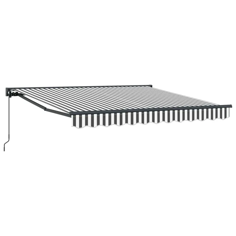 Markizės rėmas Antracito ir baltos 300 x 250 cm
