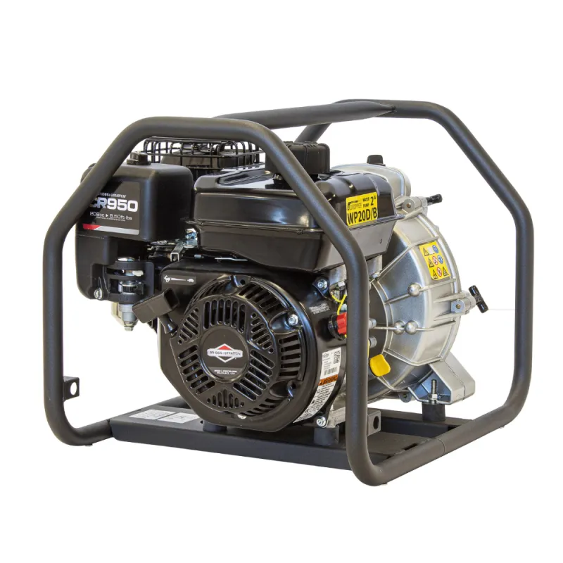 Likavesi- ja jätevesipumppu, 28 m nostokorkeus, Briggs & Stratton CR750 bensiinimoottori – WASPPER WP20D-B