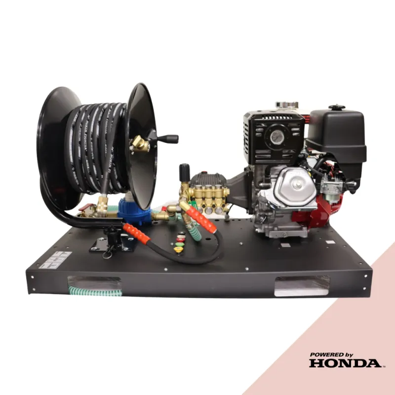 Moottorialusta letkujen kelalla GE1013XR, Honda GX390, 4200 psi / 290 bar