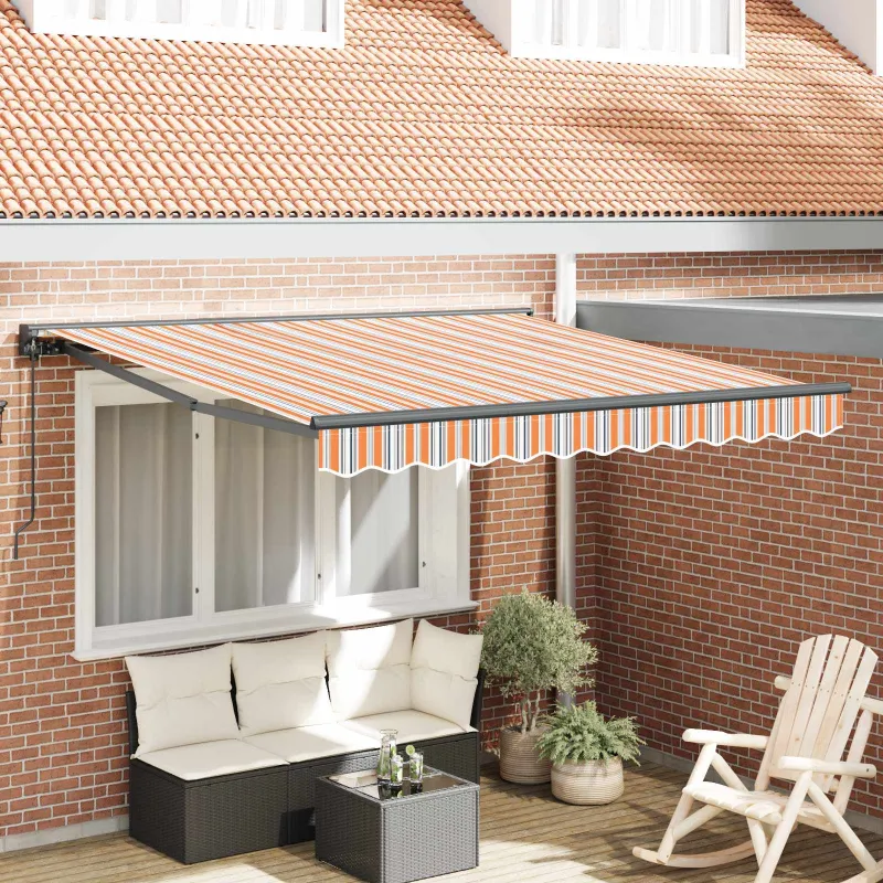 Markizės rėmas Mėlynas ir Oranžinis 300 x 250 cm