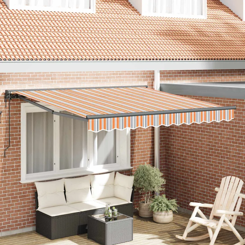 Markizės rėmas Mėlynas ir Oranžinis 300 x 250 cm