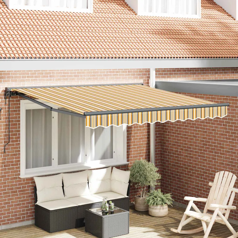 Markizės rėmas Geltonas ir Pilkas 300 x 250 cm