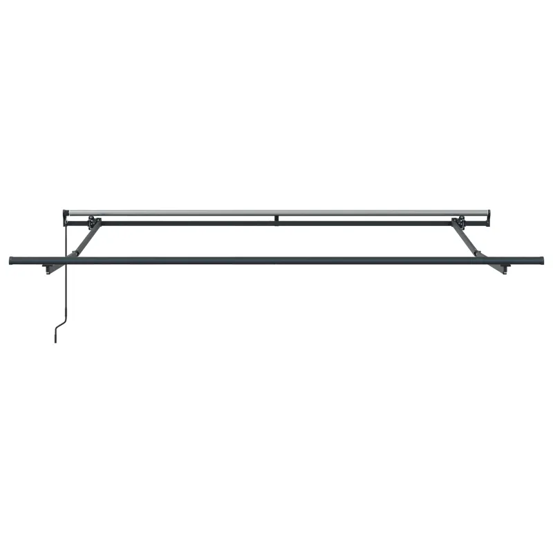 Ištraukiama markizė Juoda 300 x 250 cm Poliesteris ir plienas