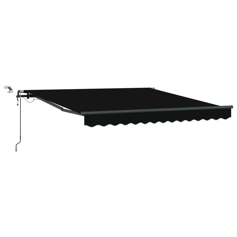 Skėtis Audinys Juoda 300 x 250 cm Poliesteris
