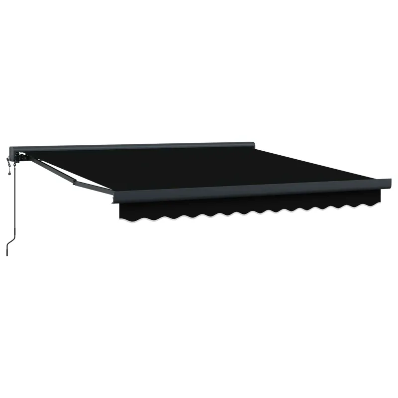 Pavėsinė Juoda 300 x 250 x 165 cm Poliesteris ir aliuminis