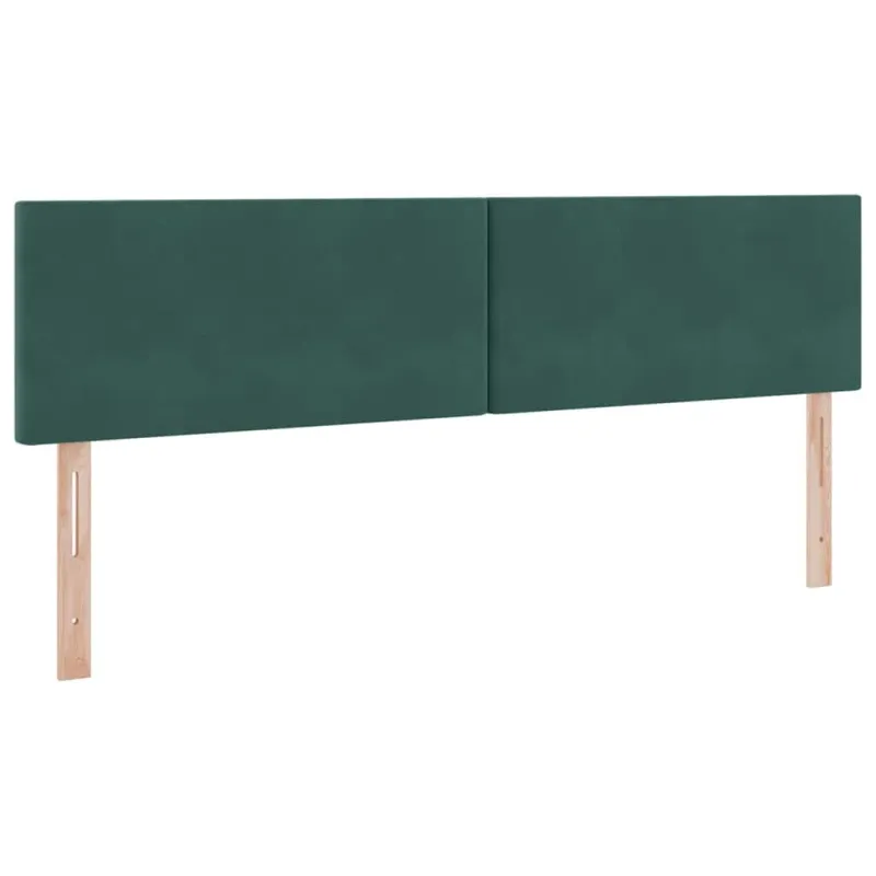 Saugos lova su čiužiniu su saugykla Tamsiai žalia 100 x 200 cm