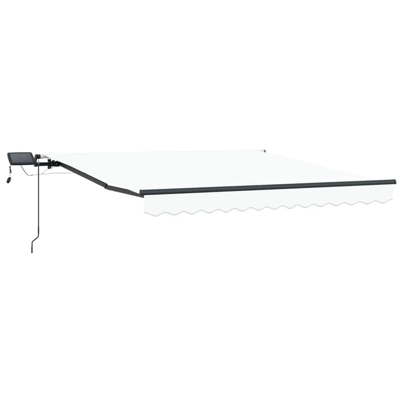Ištraukiama markizė Balta 300 x 250 cm audinys