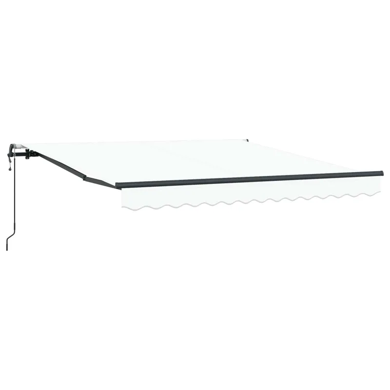 Ištraukiama markizė Balta 300 x 250 cm Audinys ir aliuminis