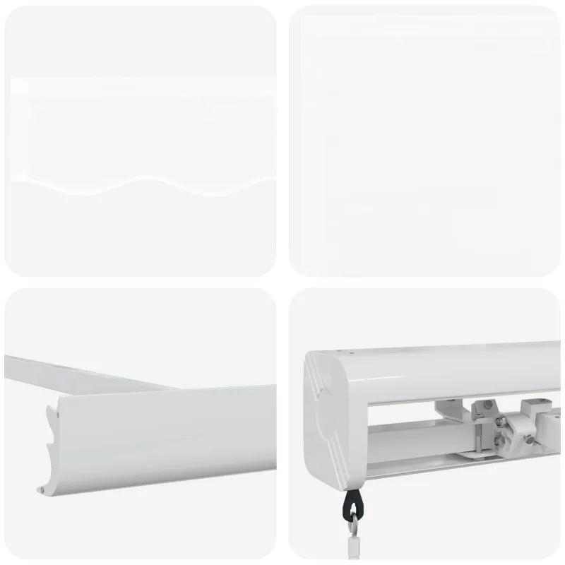 Ištraukiama markizė Balta 300 x 250 cm Audinys ir metalas