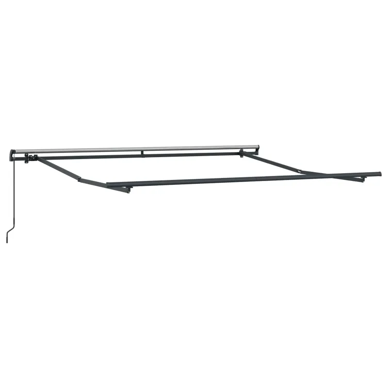 Ištraukiama markizė Raudona 300 x 250 cm Poliesteris ir plienas